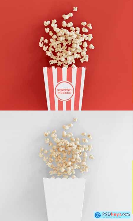 Cinema Popcorn Mockup