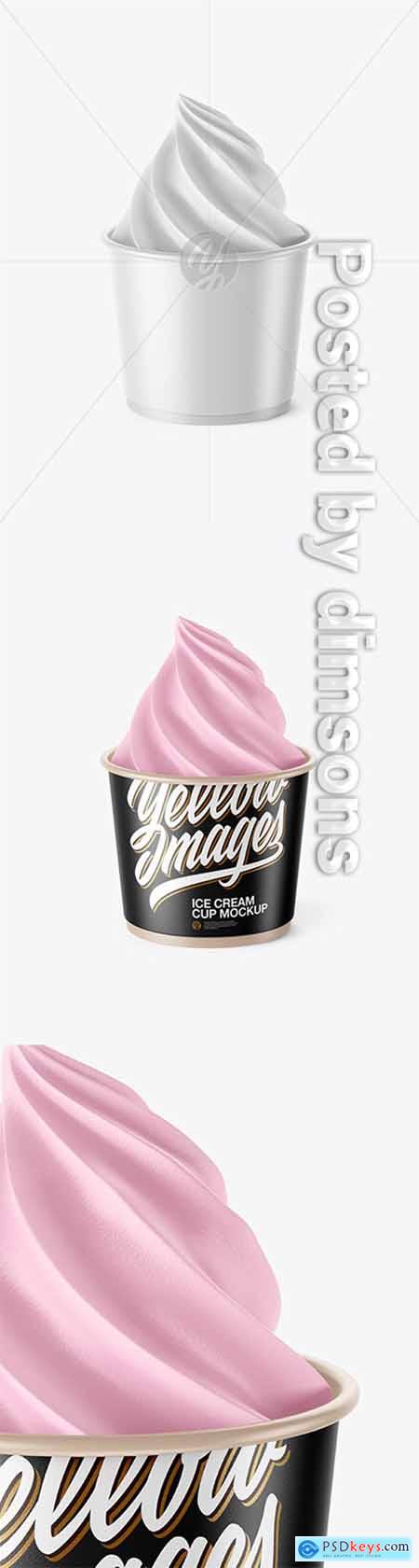 Ice Cream Cup Mockup 27283