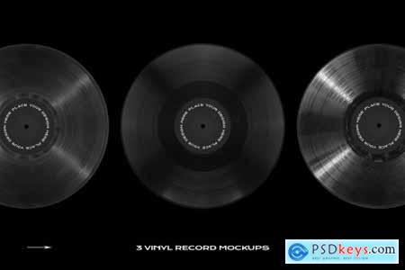 Vinyl Mockup Bundle Template Record 5335037
