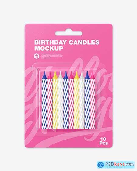 Download Blister Pack With 10 Candles Mockup 67081 Free Download Photoshop Vector Stock Image Via Torrent Zippyshare From Psdkeys Com