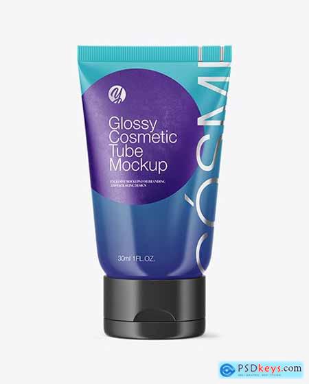 Glossy Cosmetic Tube Mockup 67095