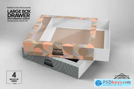 Large BoxDrawerWindow Sleeve Mockup 5358012