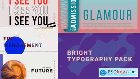 Bright Typography Pack 28530303