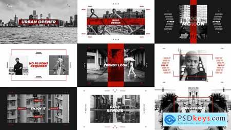 Urban Opener - Stylish Clean Promo - Dynamic Typography - Hip-Hop Lifestyle - Cities and Streets 23500072