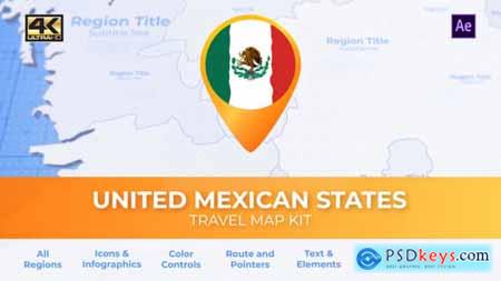 Mexico Map - United Mexican States Travel Map 28581932