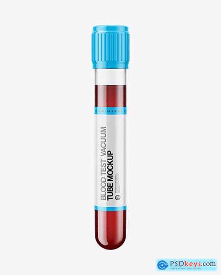 Blood Test Vaccum Tube Mockup 67020