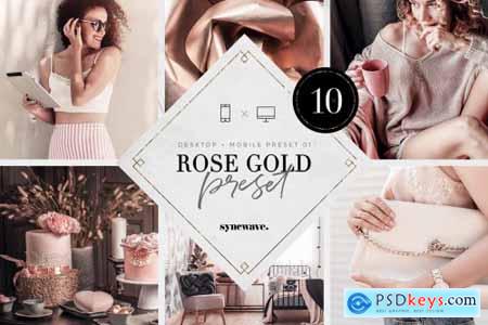 Rose Gold Lightroom Presets Bundle 5251326