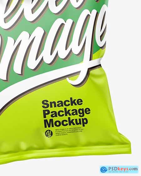 Matte Snack Package in a Hand Mockup 67218 » Free Download Photoshop