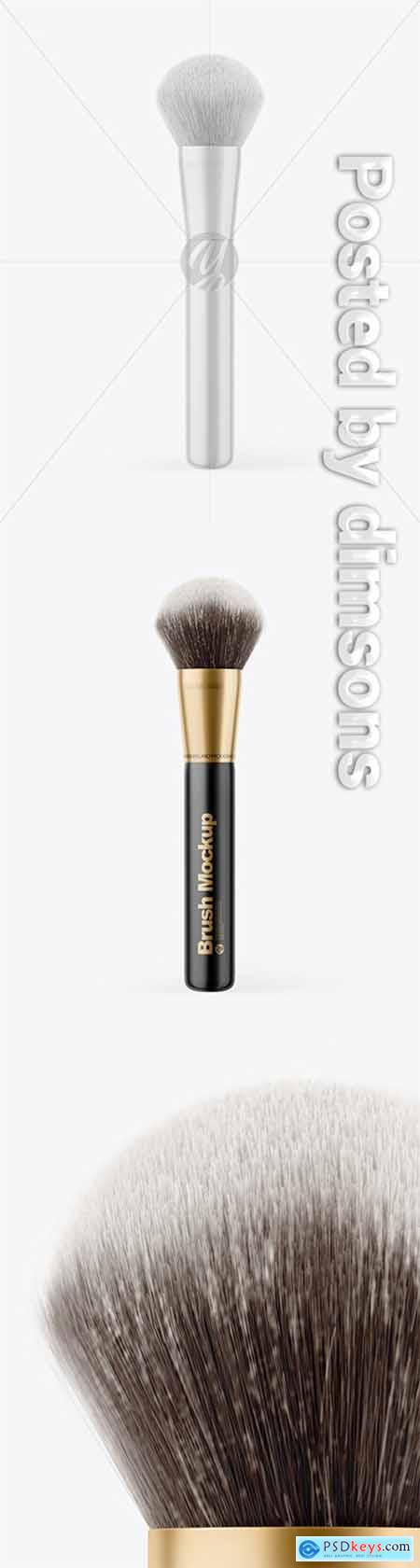 Glossy Powder Brush Mockup 66394