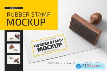 Rubber Stamp Mockup Set 5389275