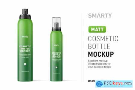 Matte spray bottle mockup 4854440