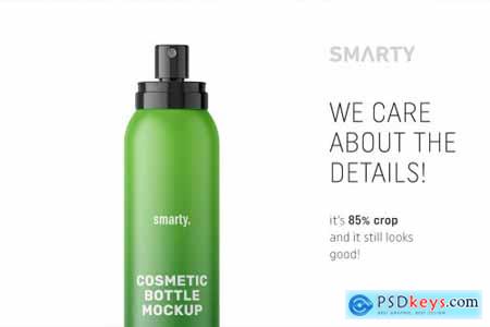 Matte spray bottle mockup 4854440