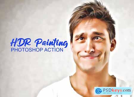 HDR Painting Photoshop Actions 4909711