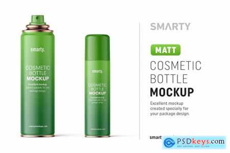 Matte cosmetic bottle mockup 150ml 4853738