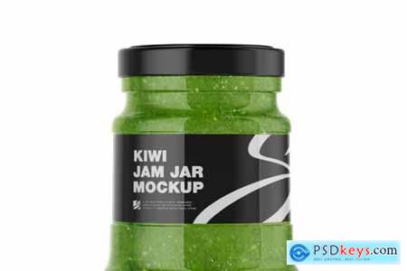 Kiwi Jam Jar Mockup 4889044