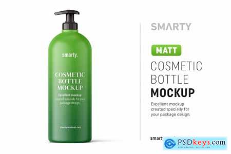 Matte pump bottle mockup 4855443