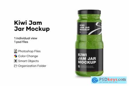 Kiwi Jam Jar Mockup 4889044