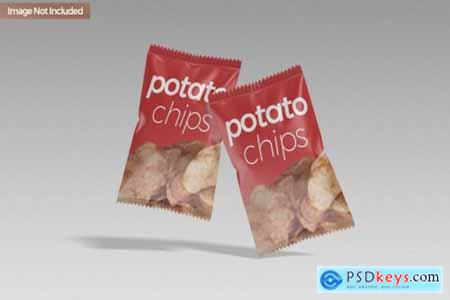 Pouch snack chip mockup