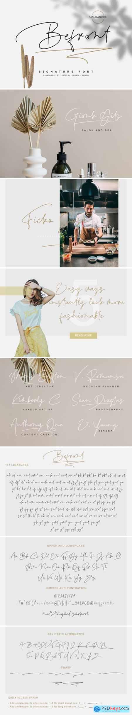 Befront Font