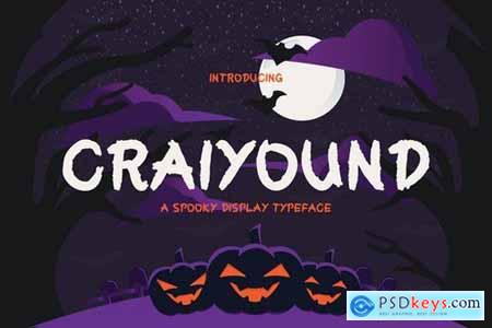 Craiyound - Brush Font