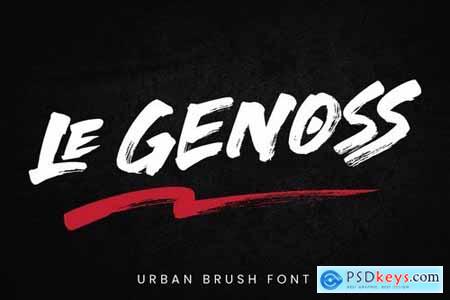 le Genoss - Brush Font