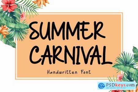 Summer Carnival - Handwritten Font
