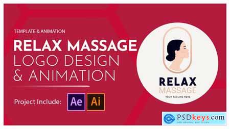 Relax Massage Logo Design and Animation 28651282