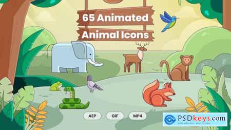 65 Animated Animal Icons 28478278
