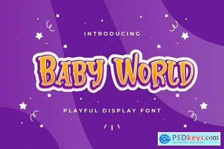 Baby World - Playful Display Font