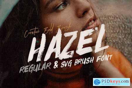 Hazel Brush & SVG Font