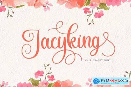 Jacyking - Lovely Script Font