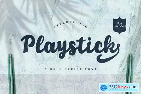 Playstick - Bold Script Font
