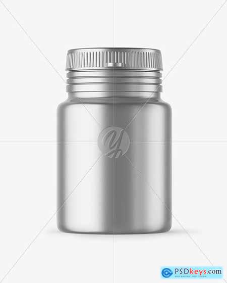 Metallic Pills Bottle Mockup 67450