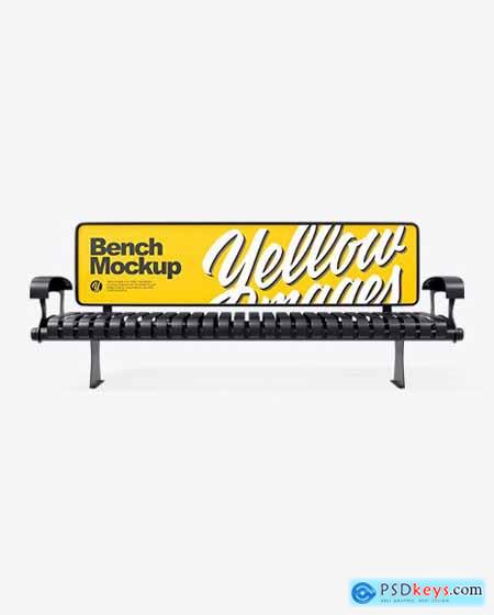 Advertising Bench Mockup 67584