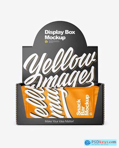 Display Box & Snack Bars Mockup 67629