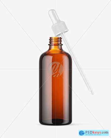Amber Dropper Bottle Mockup 67574