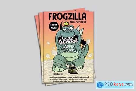 Frogzilla Poster RG