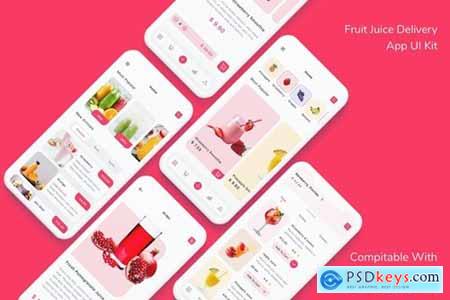 Fruit Juice Delivery App UI Kit
