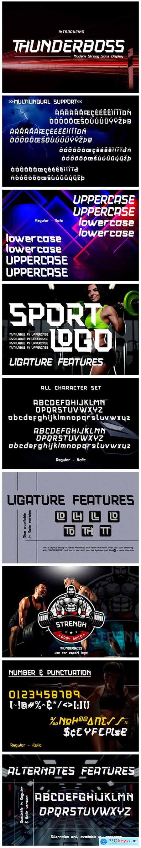 Thunderboss Font