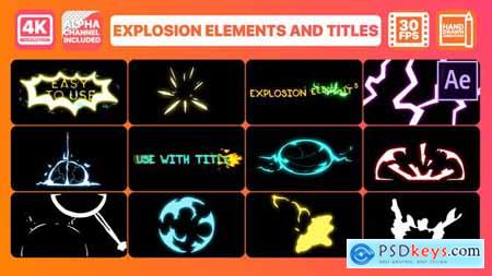 Explosion Elements And Titles - After Effects 28711751