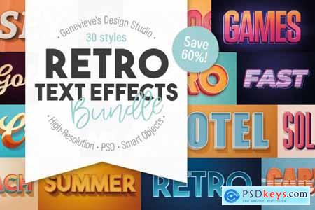 Retro Text-Effects -The Big Bundle 5049158