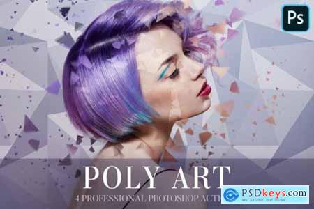 Photoshop Actions - Poly Art 4841248