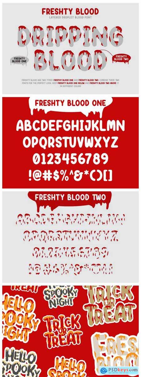 Freshty Blood Font