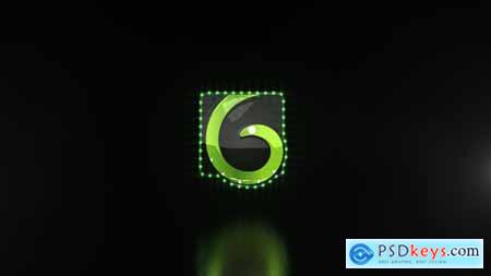 Glitchy Neon Logo Reveal 25167954