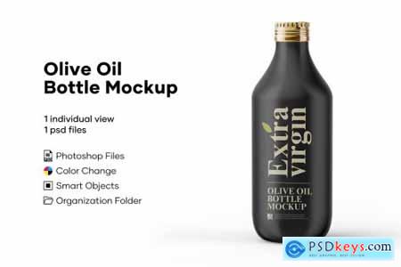 Olive Oil Bottle Mockup 5386497