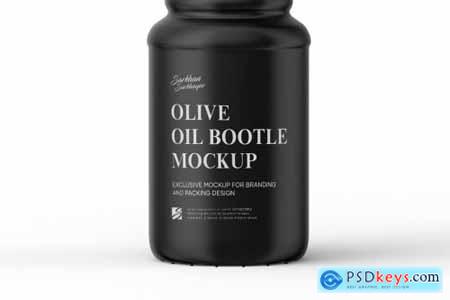 Olive Oil Bottle Mockup 5386560