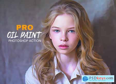 Pro Oil Paint Photoshop Action 4955896