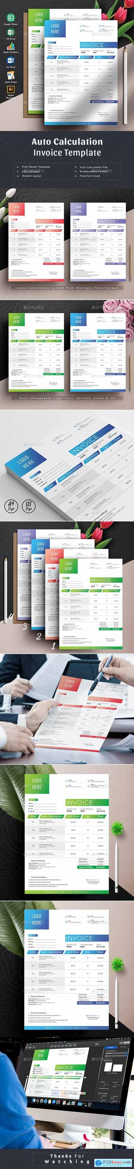 Invoice Template Excel Numbers Google Sheets 20687368