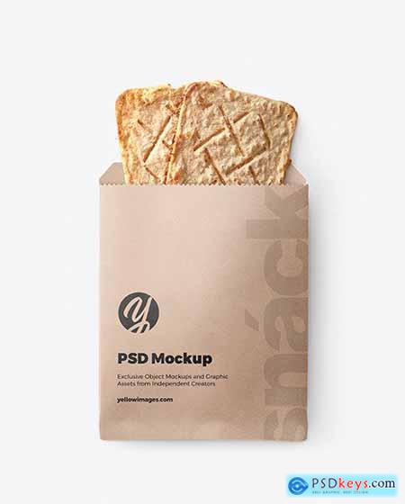 Paper Pack with Two Crackers Mockup 67736