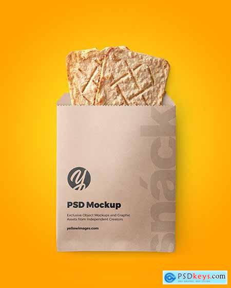 Paper Pack with Two Crackers Mockup 67736